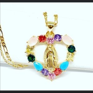 Virgen Mary necklace